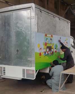Fabrication of Mobile Library Van